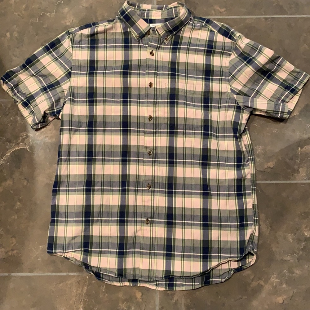Old navy men’s plaid button up
